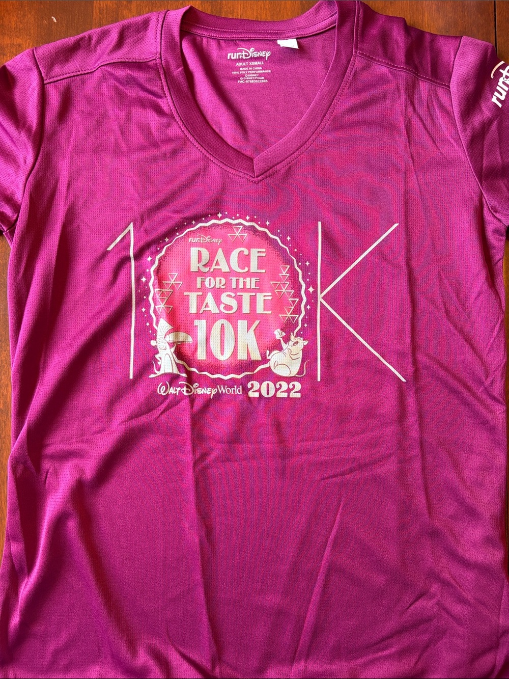 RunDisney Pink 'Race for the Taste' 10K 2022 springtime surprise V-Neck Tee